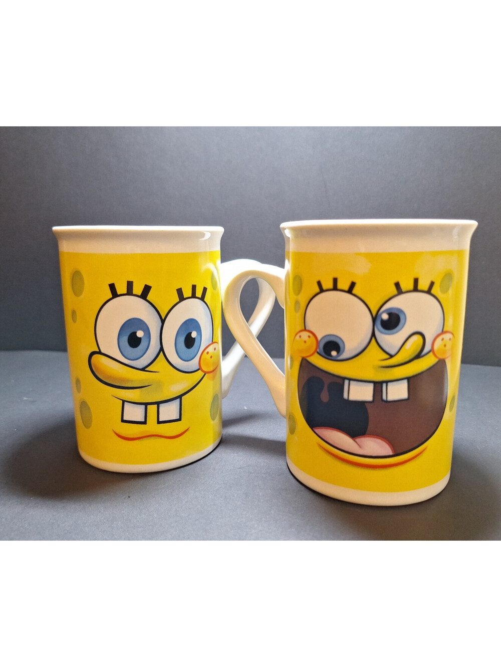 Nickelodeon Spongebob Squarepants Ceramic Hot Chocolate Coffee Mugs - Set of Two